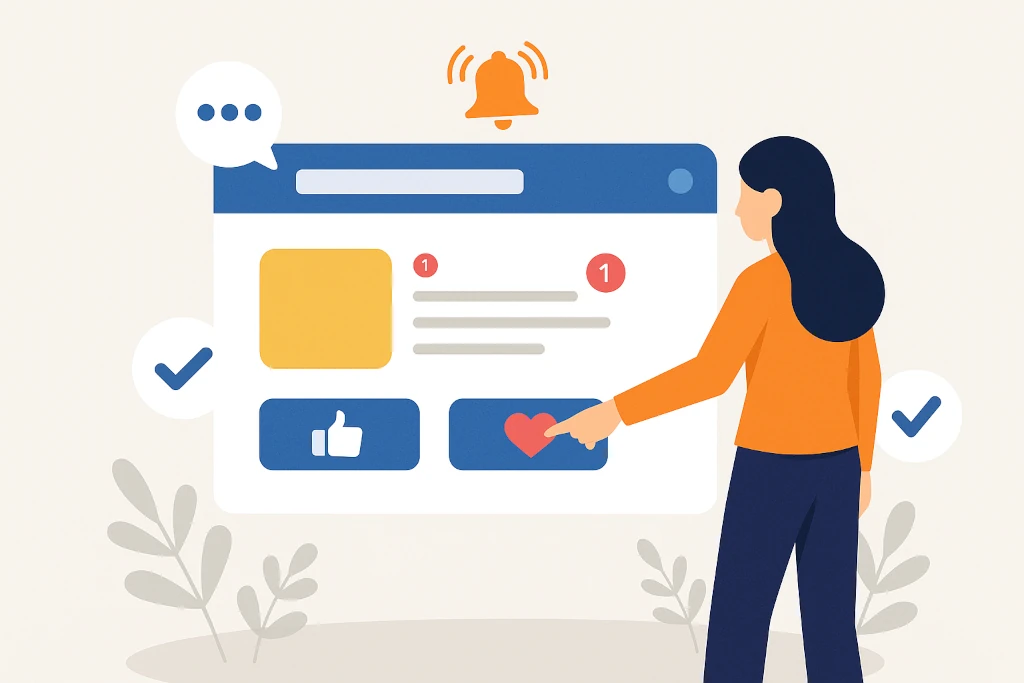 Micro-interactions 2.0 – илюстрация на UX дизайнер, който работи върху малки интерактивни елементи в потребителски интерфейс